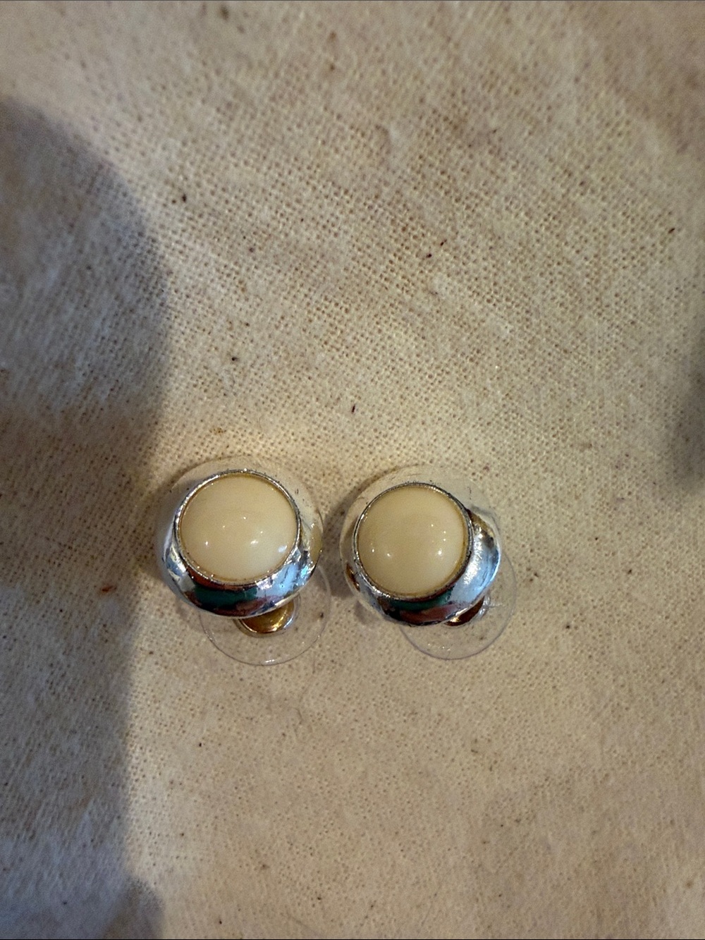 Faux ivory Stud Earrings